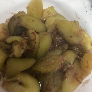 レンジで茄子の土佐煮